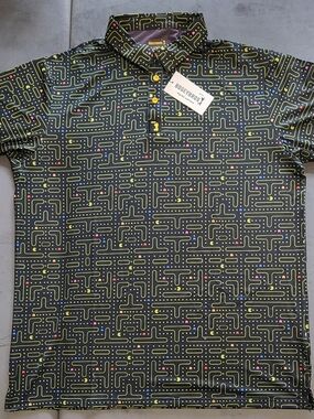 Bogey Bros "Ball Gobbler" (Pac-Man) Polo. Extremly Rare